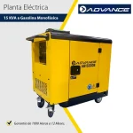 Planta Eléctrica de 12 KVA a Gasolina AG15000S ADVANCE de 50Amp Monofásica