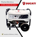 Planta Eléctrica de 9 KVA a Gasolina Ducati DGR9000ES 36.3 AMP 18 HP