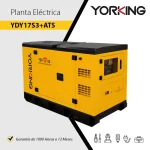 Planta Eléctrica de 17 KVA 39.4 Amp a Diésel YDY17S3+ATS YORKING