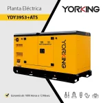 Planta Eléctrica de 39 KVA a Diésel YDY39S3+ATS YORKING 102 AMP